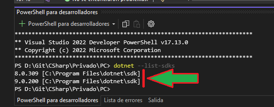 Solución al error al compilar código no compatible con la versión actual del lenguaje en Visual Studio .NET
