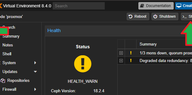 Solución varios errores al agregar un nodo a un cluster Proxmox VE