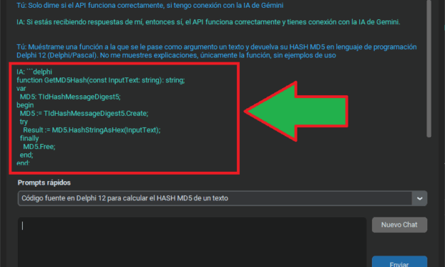 App Cliente de IA con API Google Gemini en Python