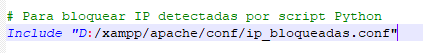 Bloqueador de IP de Apache / Nginx