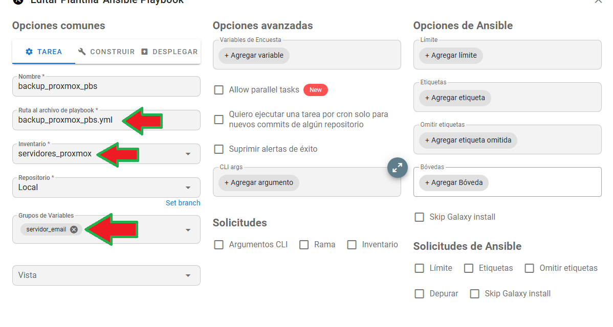Automatización de copias de seguridad Proxmox VE y PBS con envío de email mediante Ansible
