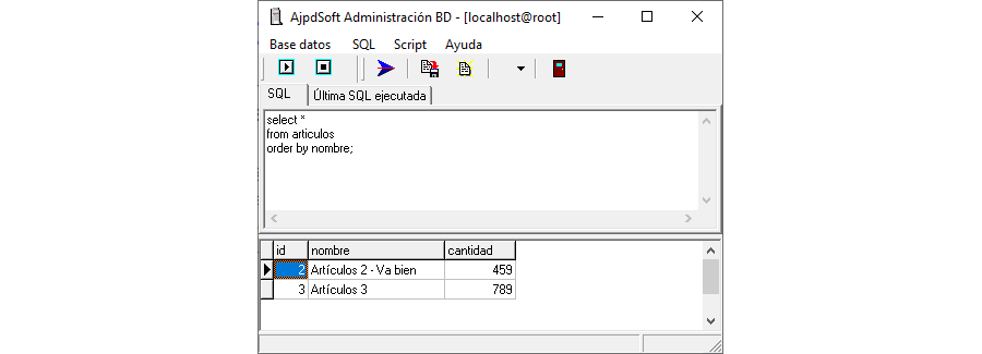 AjpdSoft Administración Bases de Datos con Código Fuente Delphi 6