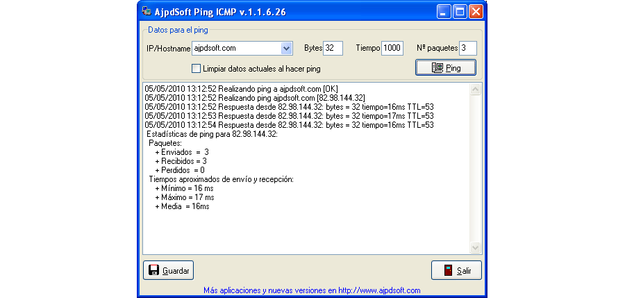 AjpdSoft Ping ICMP Código Fuente Delphi 6